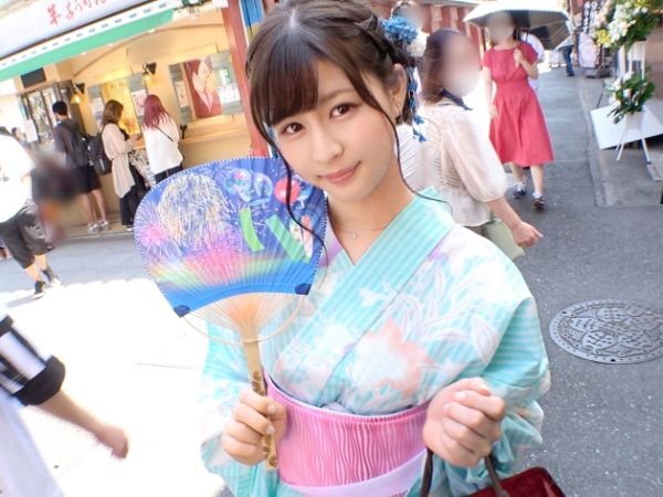 【浴衣美人教師をナンパ！】『生徒にバレたら…』休日を楽しむ高校教師を口説き落とし、浴衣姿のまま濃厚セックス！生徒が見たら興奮間違いなしの着衣プレイで先生をトロトロに♡