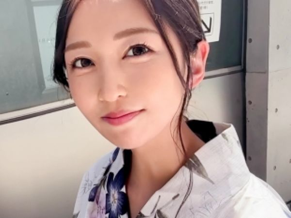 【浴衣美人の神スタイル】『生で感じちゃう…』浴衣姿が艶めかしいお姉さんと、着衣半裸で繋がる生ハメSEX！騎乗位＆バックで美尻を揺らし、浴衣から覗く美ボディがエロすぎる！♡